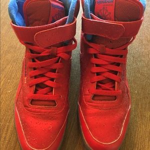 Reebok classics high tops mens red Clearance